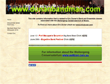 Tablet Screenshot of dunanbandman.com